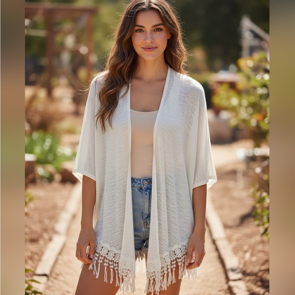 White Women's Cardigan
